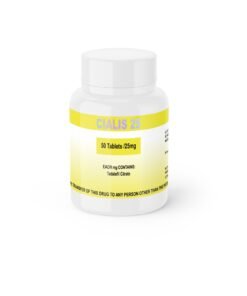 Cialis 25 mg (Tadalafil) – Para Disfunção Erétil e Hiperplasia Prostática
